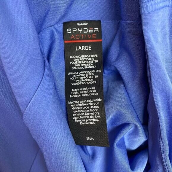 Spyder Active Sports Womens size Large  Blue SKORT Pockets Golf NEW NWT. - Picture 9 of 16